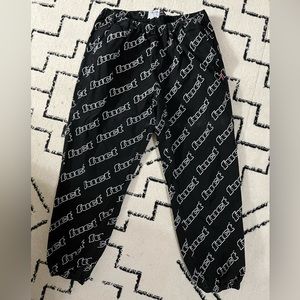 FTP x FUCT NEW black white signature jogger Pants Medium